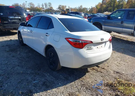2014 Toyota Corolla L z USA, uszkodzony, nr VIN 5YFBURHE4EP012196